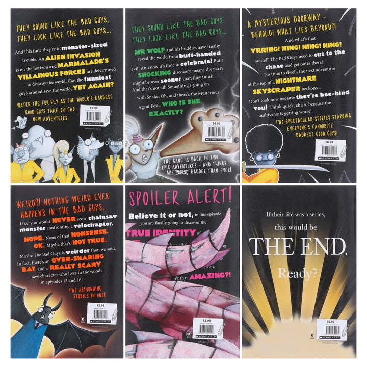 The Bad Guys Episodes 9-20 By Aaron Blabey 6 Books Collection Set - Ages 7-9 - Paperback