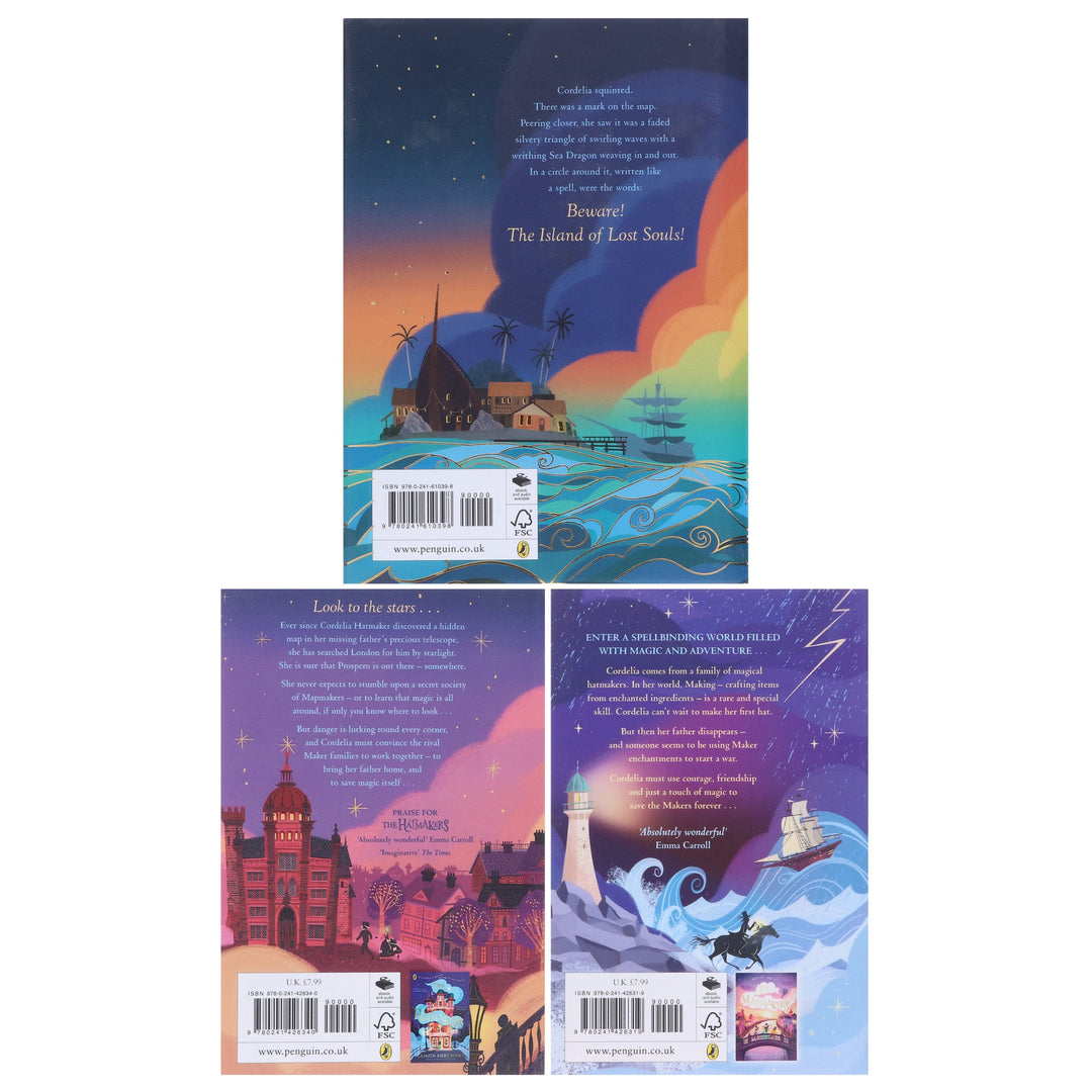 The Hatmakers Series By Tamzin Merchant 3 Books Collection Set - Ages 8-13 - Paperback/Hardback