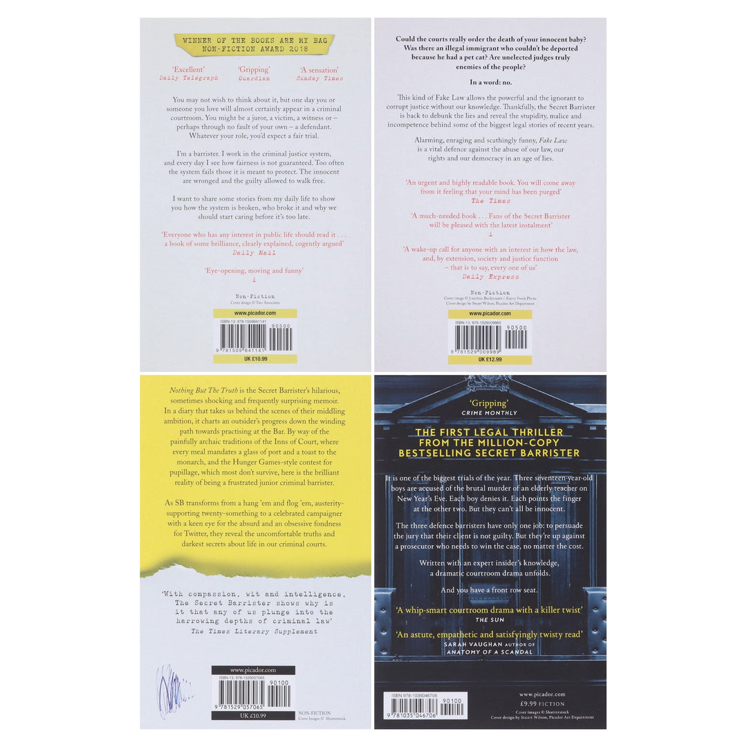 The Secret Barrister Collection 4 Books Set - Non Fiction - Paperback