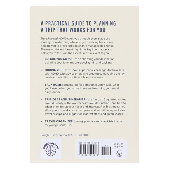 Travelling with ADHD by Rebecca Hallett - Non Fiction - Paperback