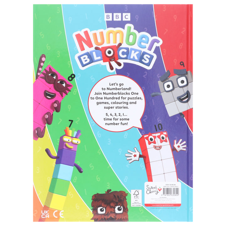 Numberblocks Annual 2025 by Sweet Cherry Publishing - Ages 3-5 - Hardback