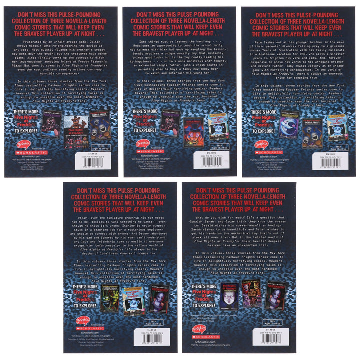 Five Nights at Freddy's: Fazbear Frights by Scott Cawthon 5 Graphic Novels Box Set - Ages 12+ - Paperback