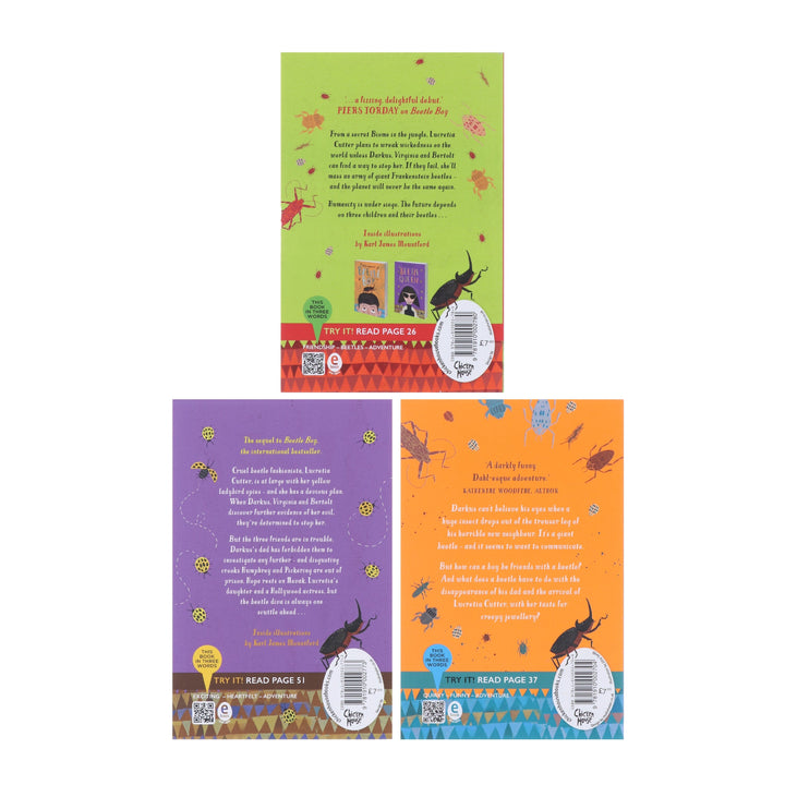 Beetle Boy Series by M.G. Leonard 3 Books Collection Set - Ages 9+ - Paperback