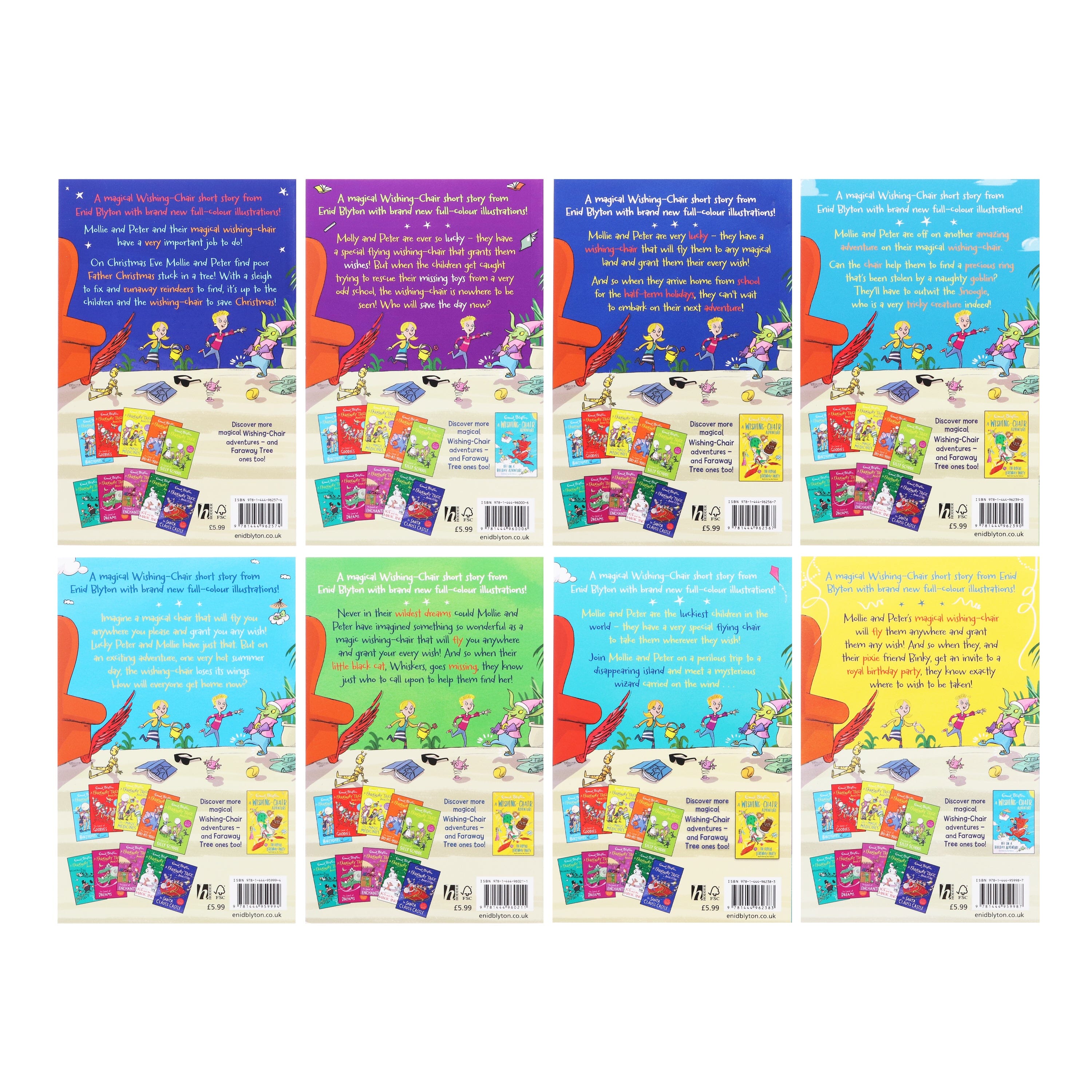 The Wishing-Chair Short Story Collection 8 Books Box Set By Enid