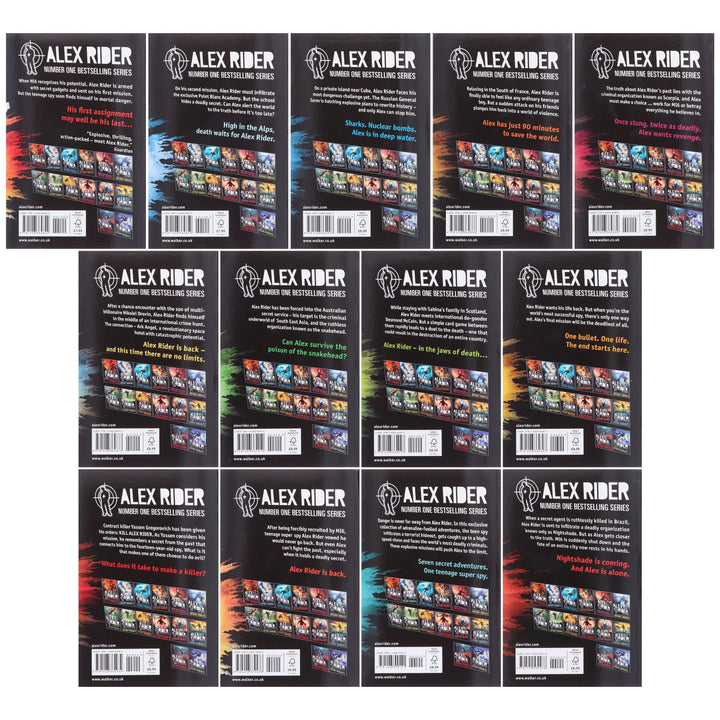 Alex Rider The Complete Missions by Anthony Horowitz: 13 Books Collection Box Set - Ages 9-14 - Paperback