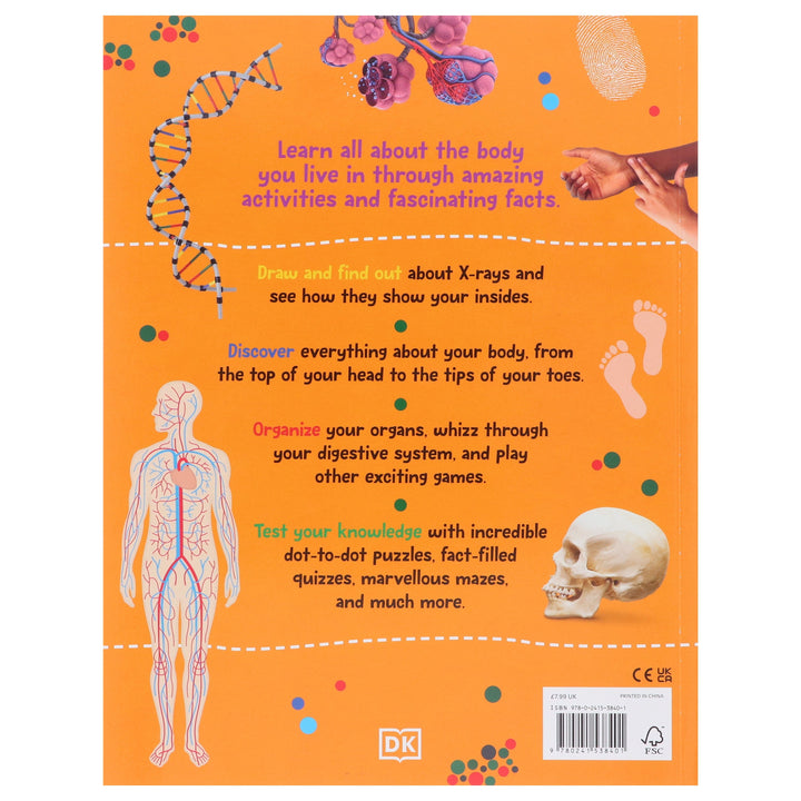 The Fact-Packed Activity Book: Human Body by DK - Ages 5+ - Paperback