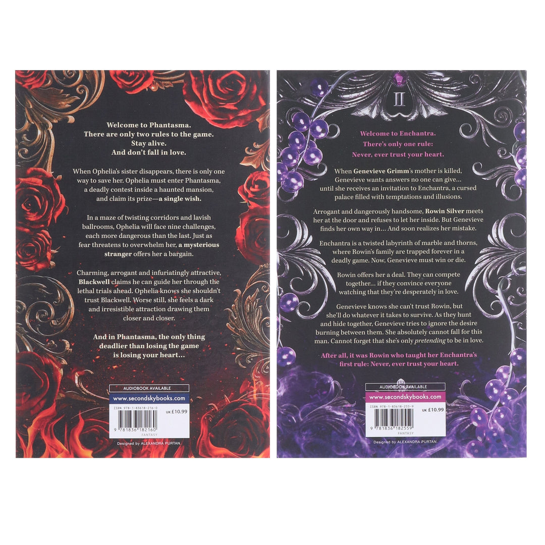 Wicked Games Series by Kaylie Smith (Phantasma & Enchantra) 2 Books Collection Set - Fiction - Paperback