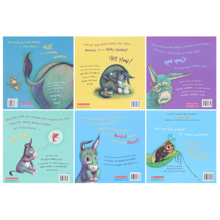 Wonky Donkey Series by Craig Smith & Maureen Thomson Illustrated 6 Books Collection Set - Ages 3+ - Paperback