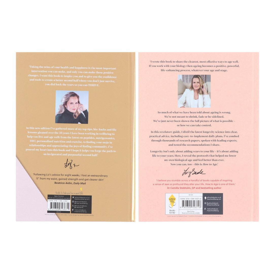 Liz Earle Collection (How to Age & A Better Second Half) 2 Books Set - Non Fiction - Hardback