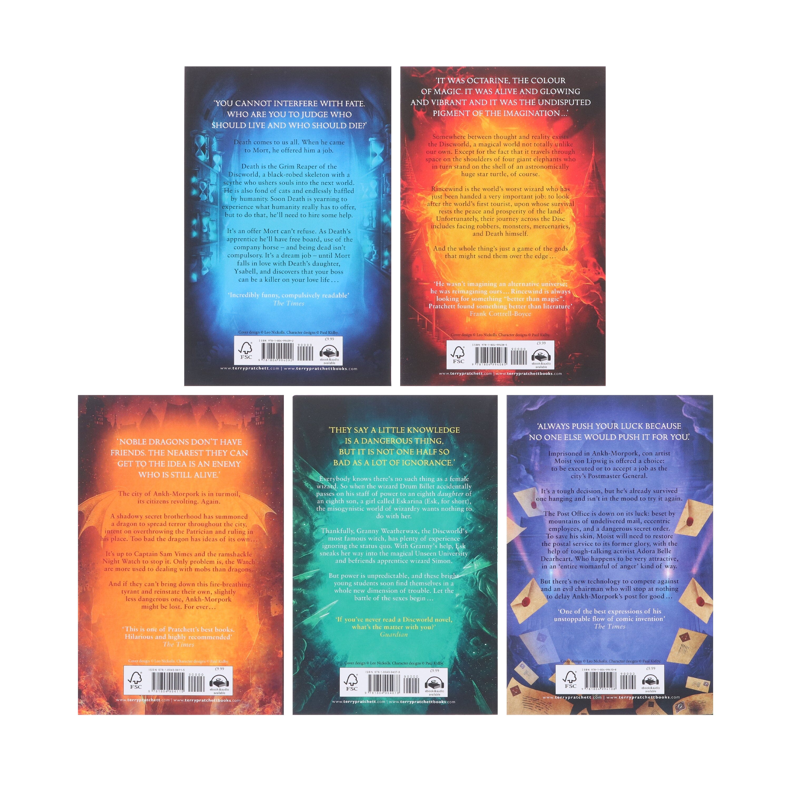Discworld by Terry Pratchett: Enter the Discworld 5 Books Box Set