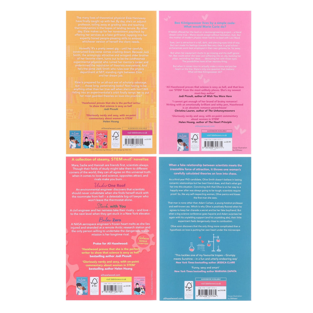 The Love Hypothesis by Ali Hazelwood 4 Books Collection Set - Fiction - Paperback