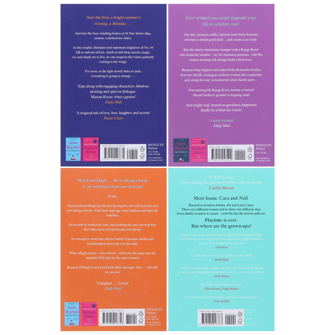 Marian Keyes Novels 4 Books Collection Set - Fiction - Paperback