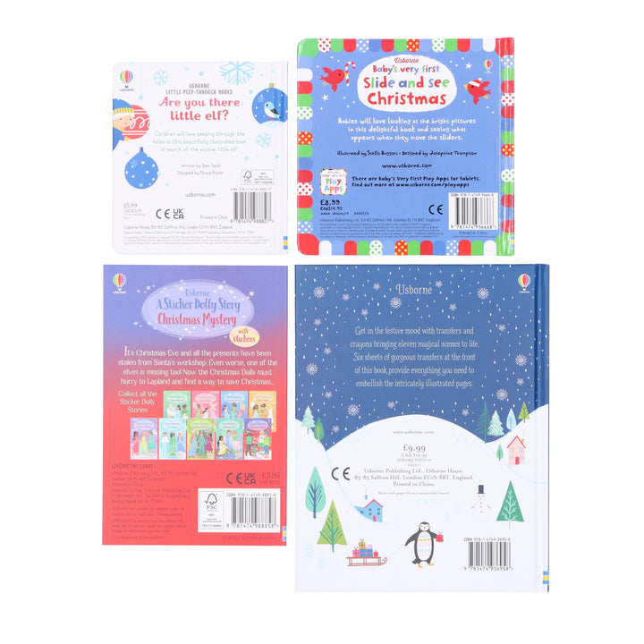 Usborne Christmas Collection by Various Contributors : 4 Books Set - Ages 5+ - Hardback/Paperback