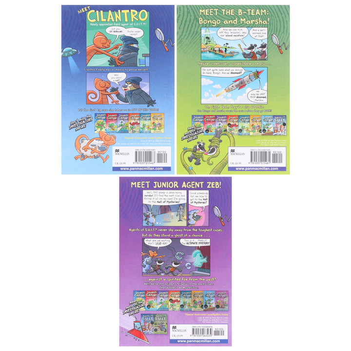InvestiGators: Agents of S.U.I.T. Series by John Patrick Green 3 Books Collection Set - Ages 7-11 - Paperback