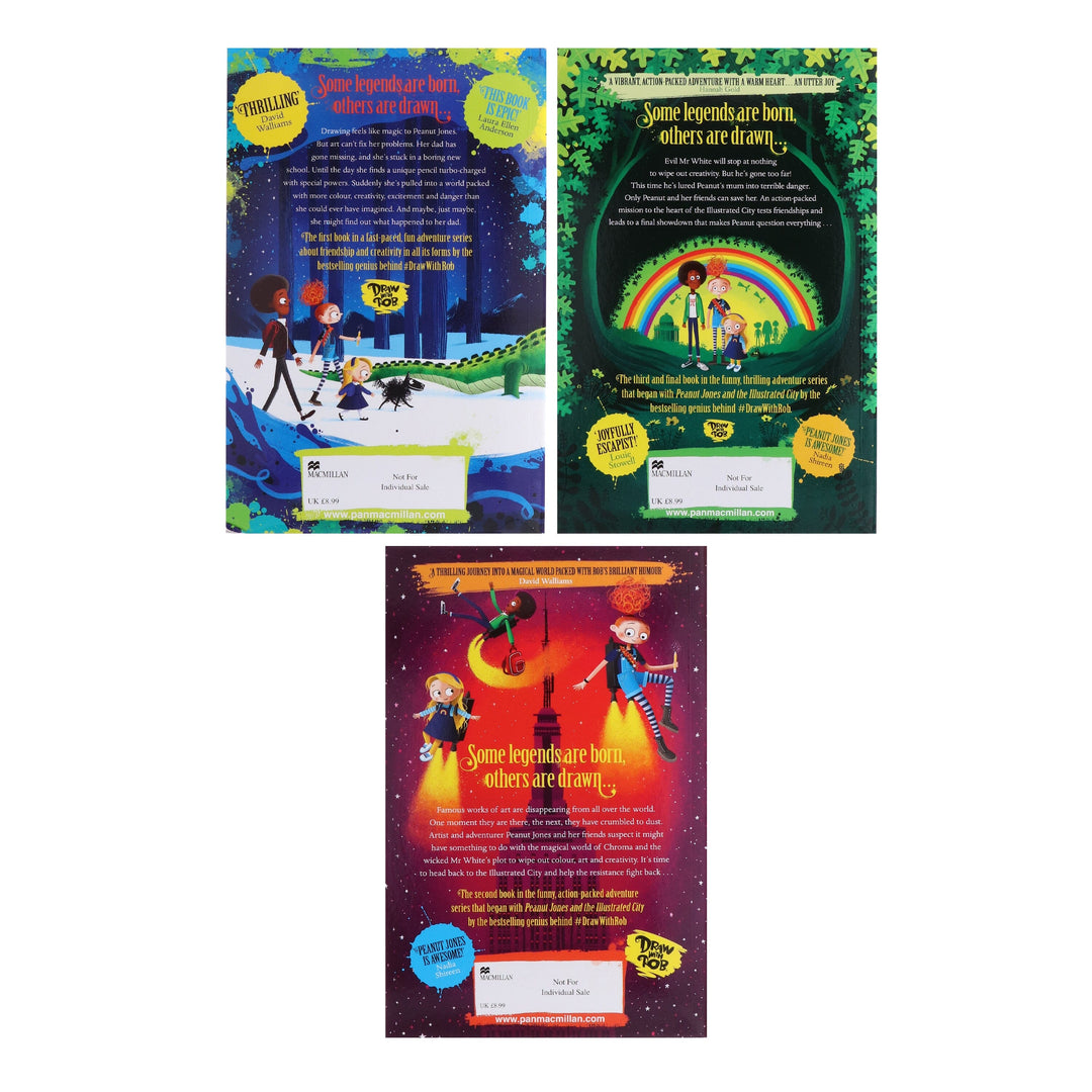 Peanut Jones Series By Rob Biddulph 3 Books Collection Set - Ages 8-11 - Paperback