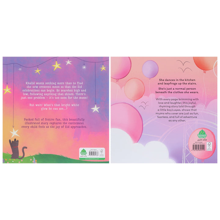 Too Soon For the Moon & My Super Fun Niqabi Mum by Ayshah Ismail & Red Illustrated 2 Picture Books Collection Set - Ages 3+ - Paperback