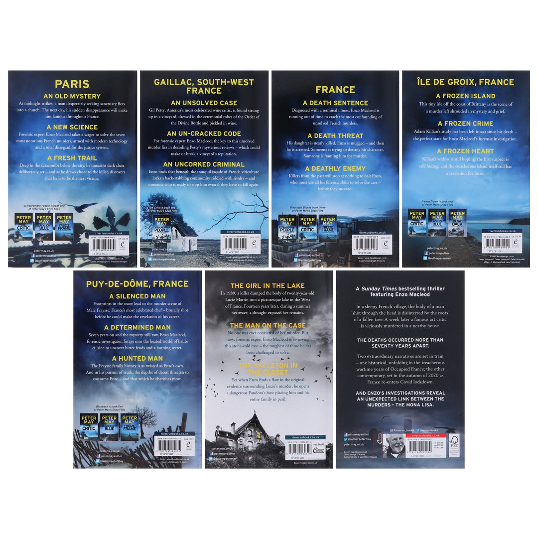 An Enzo Macleod Investigations (Enzo Files) by Peter May: The Complete Collection 7 Books Set - Fiction - Paperback