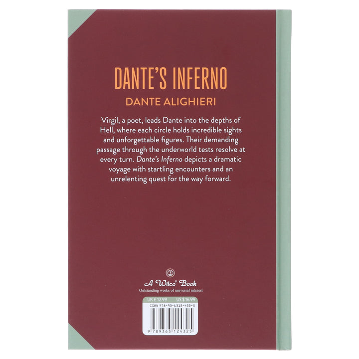 Dante's Inferno by Dante Alighieri - Fiction - Sprayed Edges Hardback