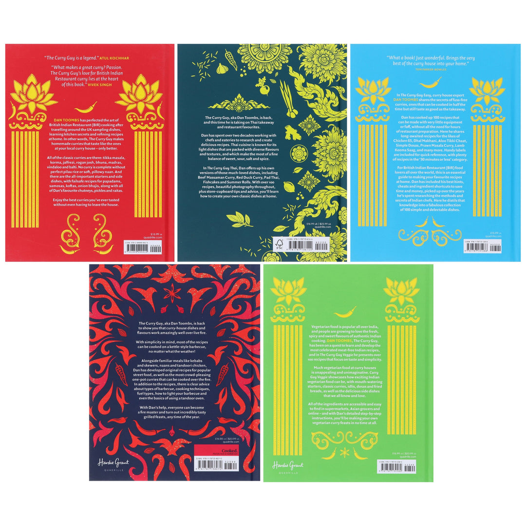 The Curry Guy Collection By Dan Toombs 5 Books Set - Non Fiction - Hardback