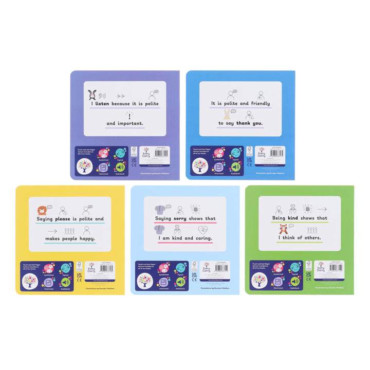 A Case of Good Manners: Symbolised 5 Books Collection Box Set With Free Audio - Ages 5-7 - Board Book