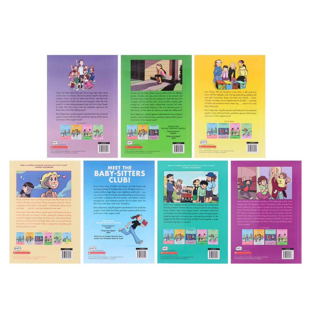 The Baby-Sitters Club by Ann M. Martin: Graphic Novels 1-7 Box Set - Ages 9+ - Paperback