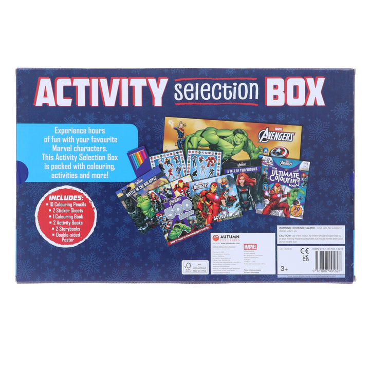 Marvel Avengers Activity Selection Box with over 600 Stickers - Ages 3+ - Paperback