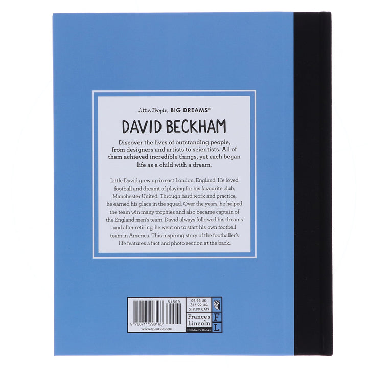 David Beckham (Little People, BIG DREAMS Series) by Maria Isabel Sanchez Vegara - Ages 6+ - Hardback
