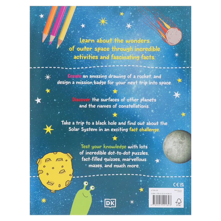 The Fact-Packed Activity Book: Space: With More Than 50 Activities, Puzzles, and More! by DK - Ages 5+ - Paperback
