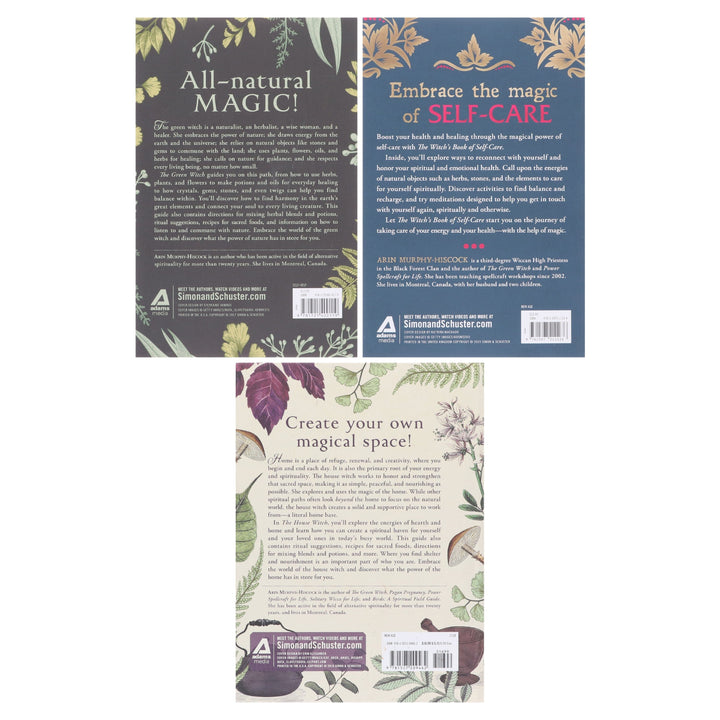 Arin Murphy-Hiscock Collection (The Green Witch, The Witch's Book of Self-Care & The House Witch) 3 Books Set - Non Fiction - Paperback/Hardback