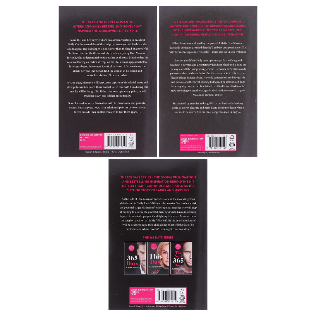 365 Days Series By Blanka Lipinska 3 Books Collection Set - Fiction - Paperback