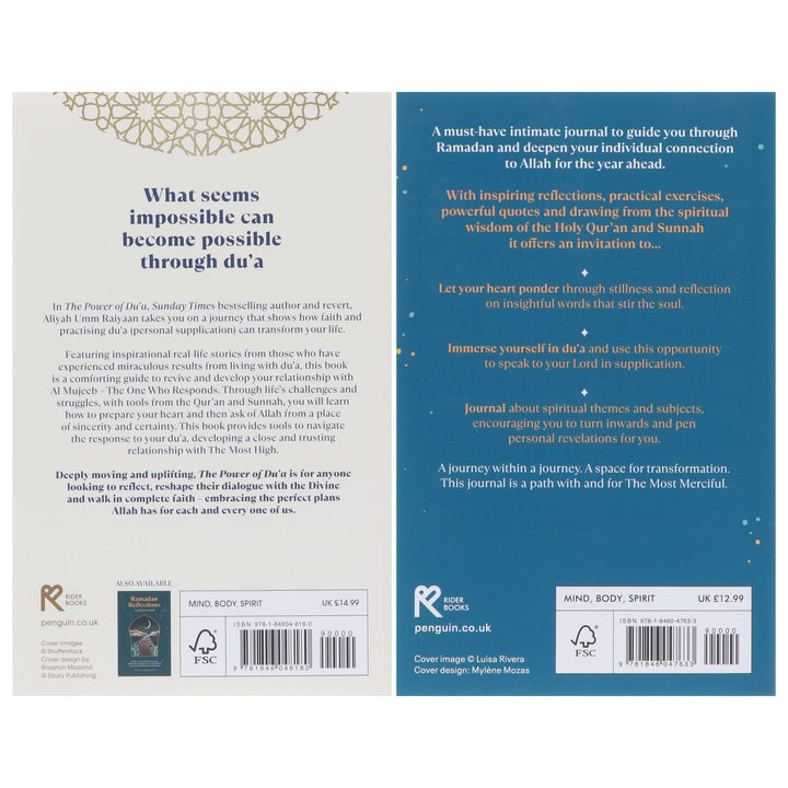 Ramadan Reflections & The Power of Du'a: By Aliyah Umm Raiyaan 2 Books Collection Set - Non Fiction - Paperback