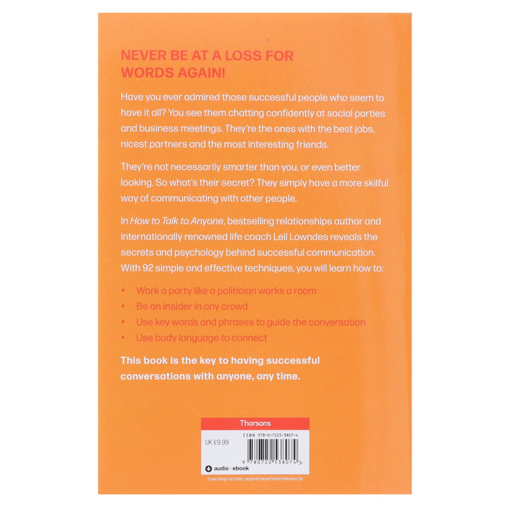 How to Talk to Anyone: 92 Little Tricks For Big Success In Relationships by Leil Lowndes - Non Fiction - Paperback