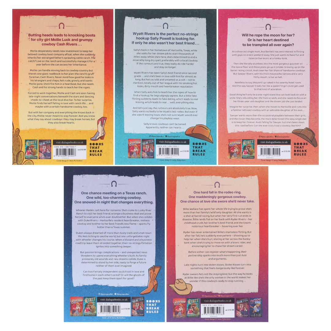 Lucky River Ranch Series by Jessica Peterson 5 Books Collection Set - Fiction - Paperback