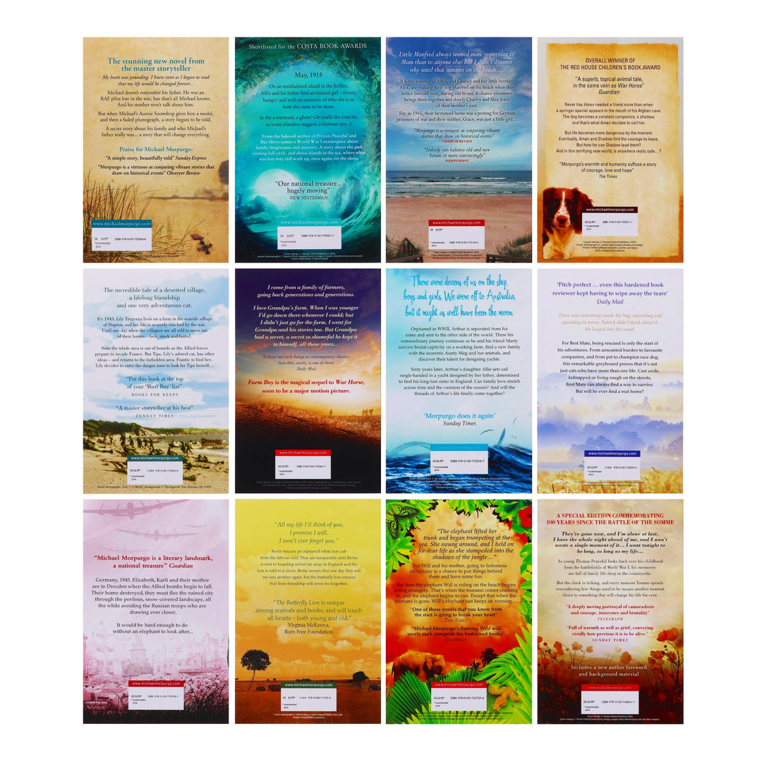 Michael Morpurgo 12 Books Collection Box Set - Ages 9+ - Paperback 9-14 HarperCollins Publishers