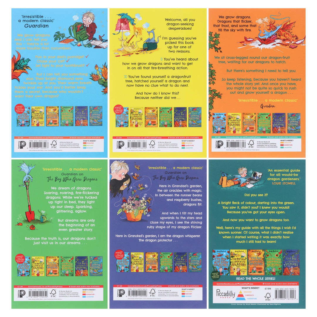 Boy Who Grew Dragons Series By Andy Shepherd 6 Books Collection Set - Ages 7-9 - Paperback