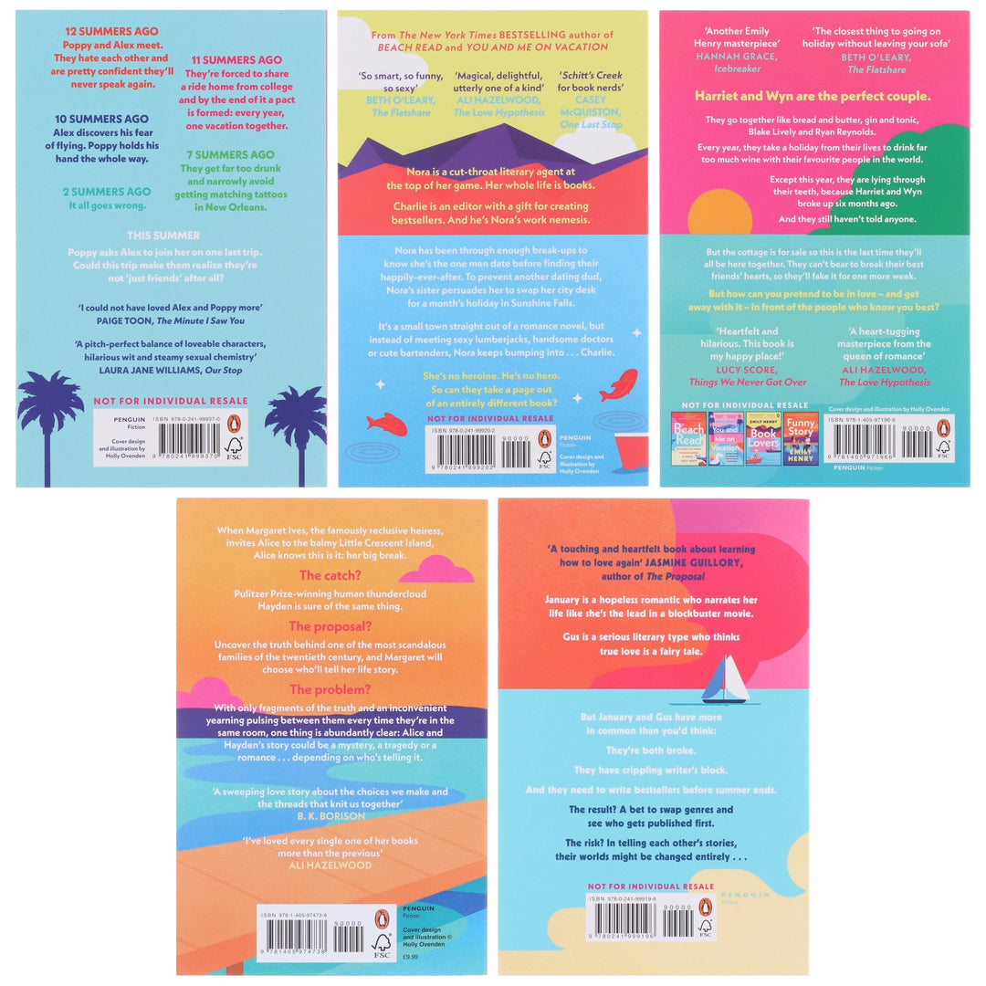 Emily Henry Collection 5 Books Set - Fiction - Paperback