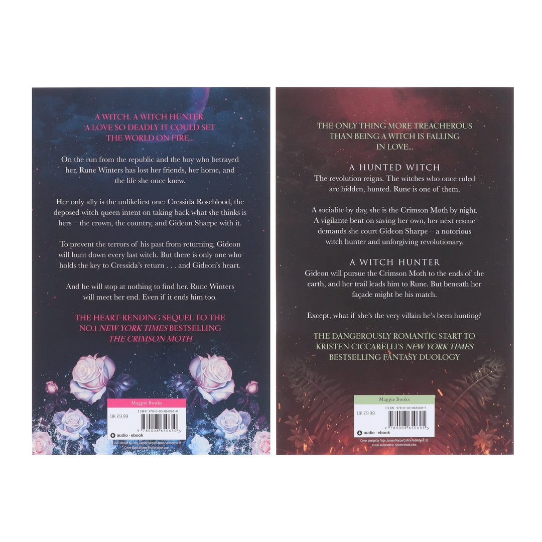 The Crimson Moth Series (Heartless Hunter) by Kristen Ciccarelli 2 Books Collection Set - Fiction - Paperback