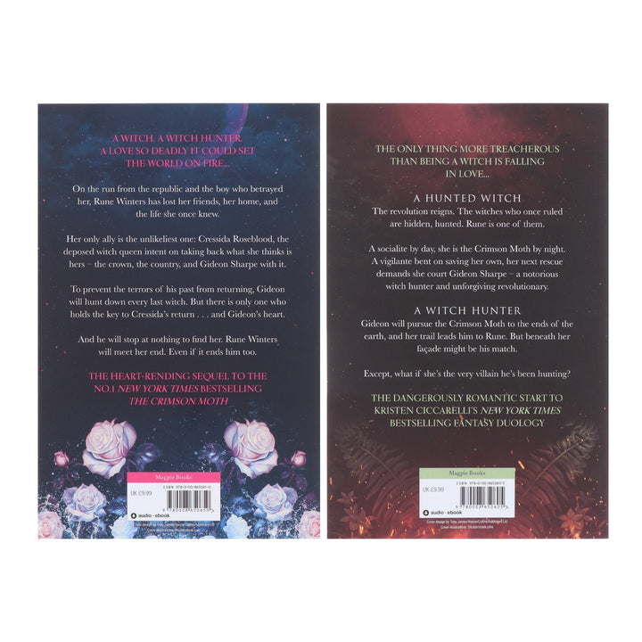 The Crimson Moth Series (Heartless Hunter) by Kristen Ciccarelli 2 Books Collection Set - Fiction - Paperback