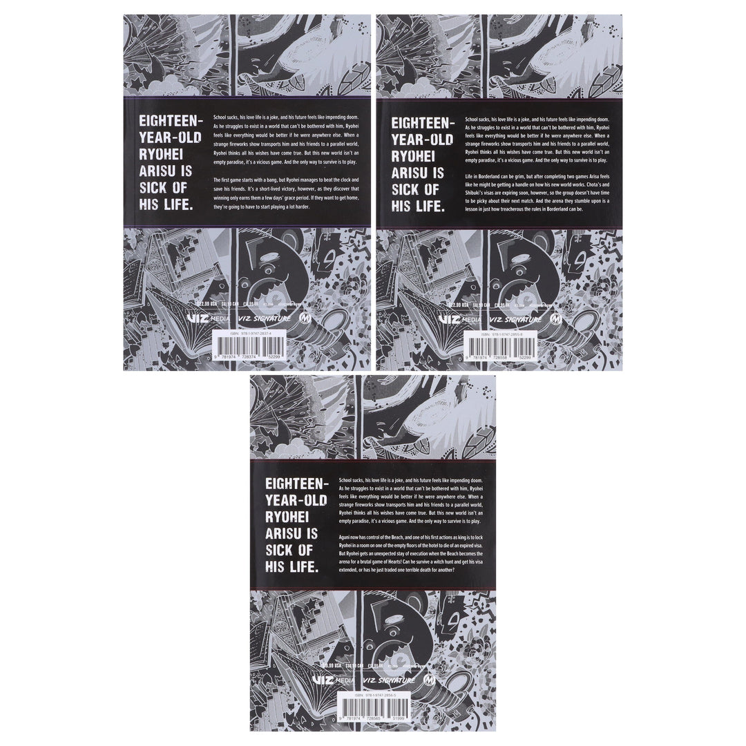 Alice in Borderland (Vol. 1-3) by Haro Aso 3 Books Collection Manga Set - Fiction - Paperback