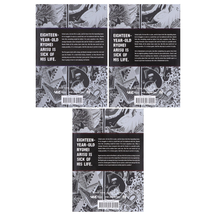 Alice in Borderland (Vol. 1-3) by Haro Aso 3 Books Collection Manga Set - Fiction - Paperback