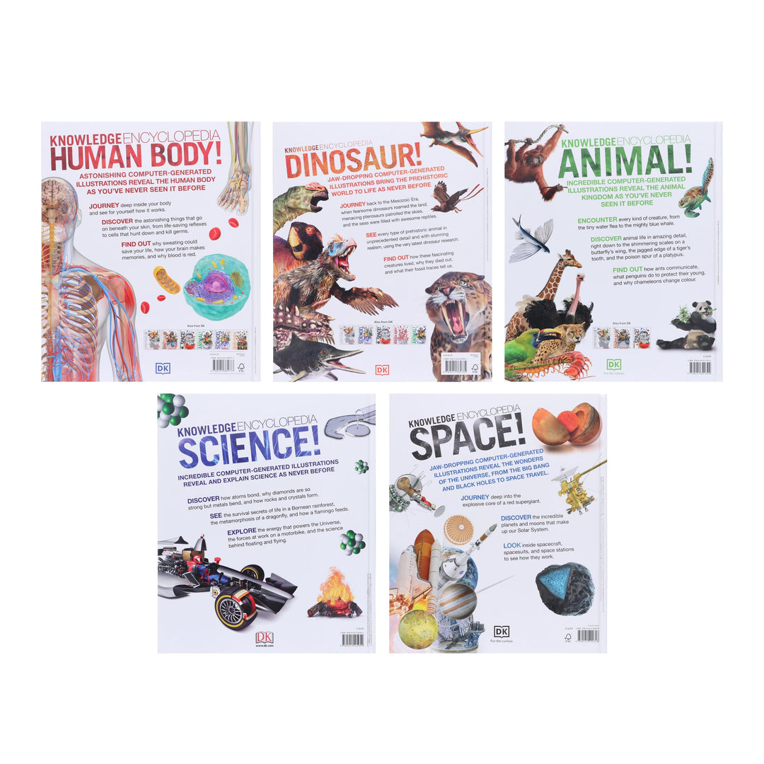 Knowledge Encyclopedias Collection By DK: 5 Books Set - Ages 9-12 - Hardback