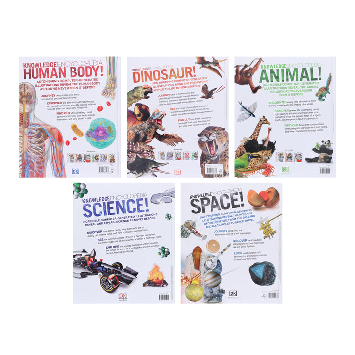 Knowledge Encyclopedias Collection By DK: 5 Books Set - Ages 9-12 - Hardback