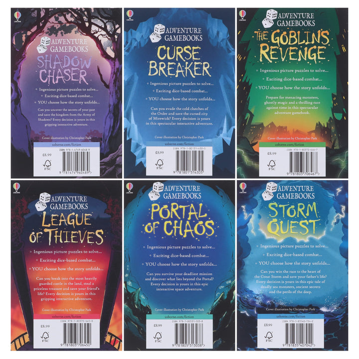 Adventure Gamebooks Series Illustrated 6 Books Collection Set - Ages 9+ - Paperback