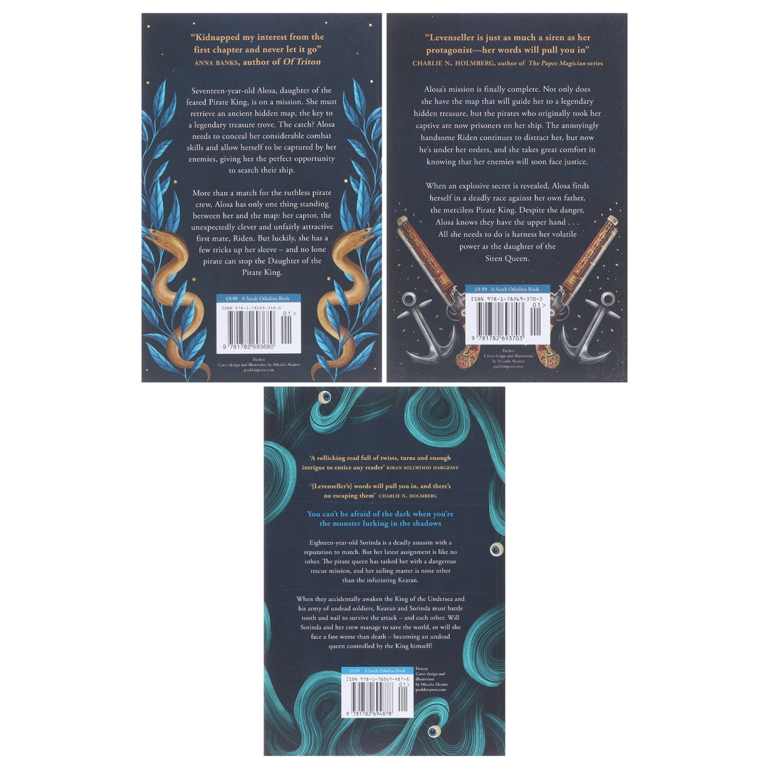 Daughter of the Pirate King Series By Tricia Levenseller 3 Books Collection Set - Fiction - Paperback