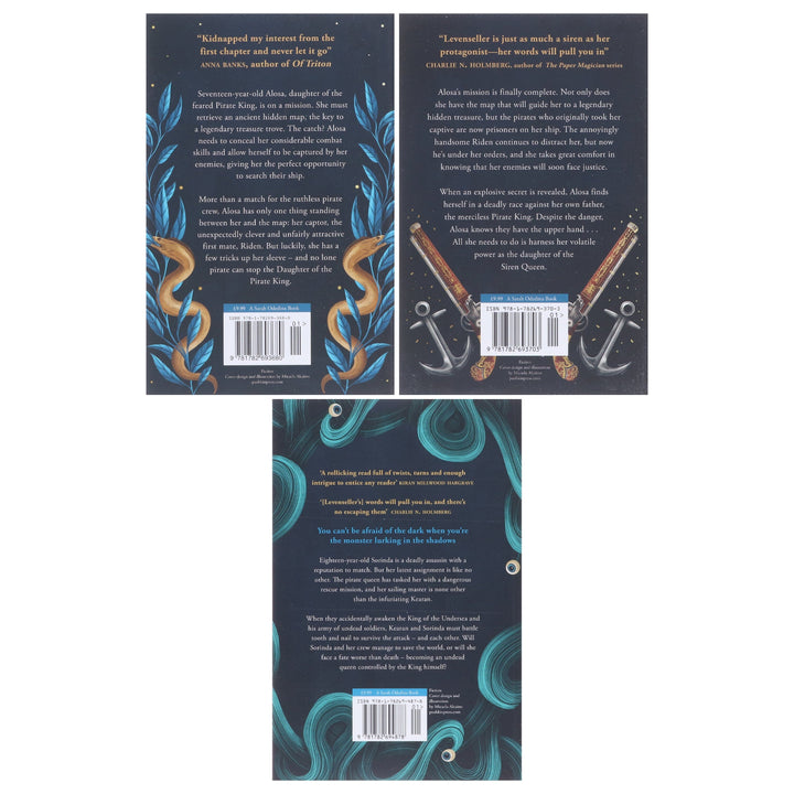 Daughter of the Pirate King Series By Tricia Levenseller 3 Books Collection Set - Fiction - Paperback