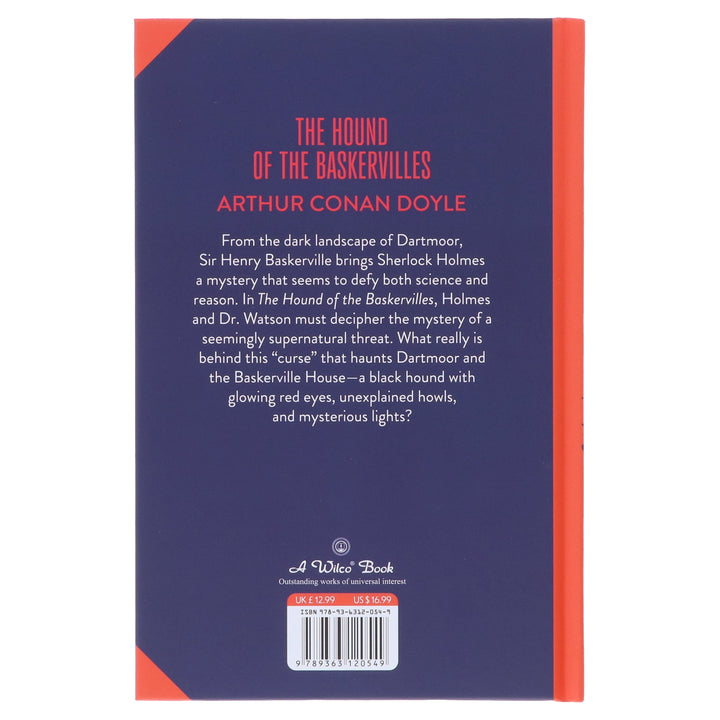 The Hound Of The Baskervilles by Arthur Conan Doyle - Fiction - Sprayed Edges Hardback