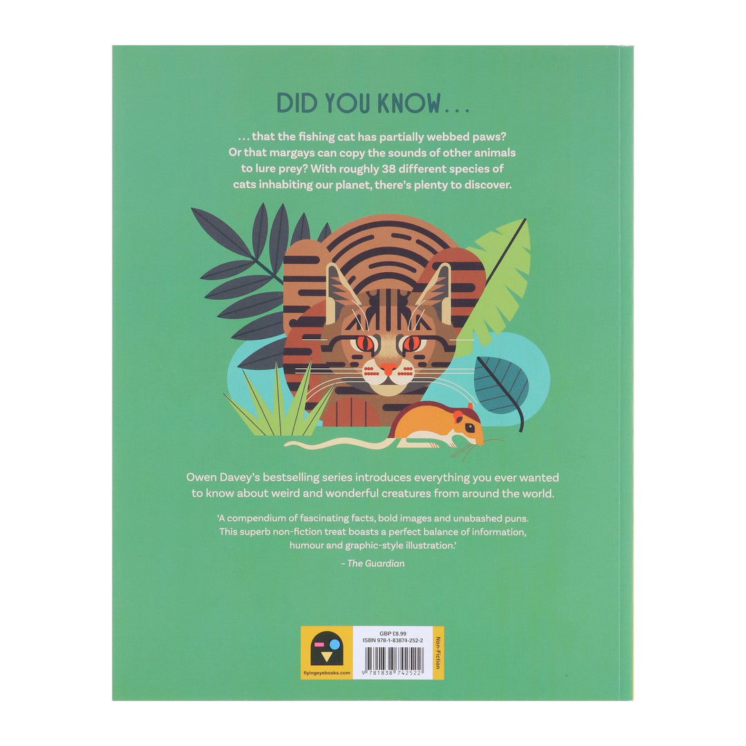 Crazy About Cats by Owen Davey (About Animals Series) - Ages 7+ - Paperback