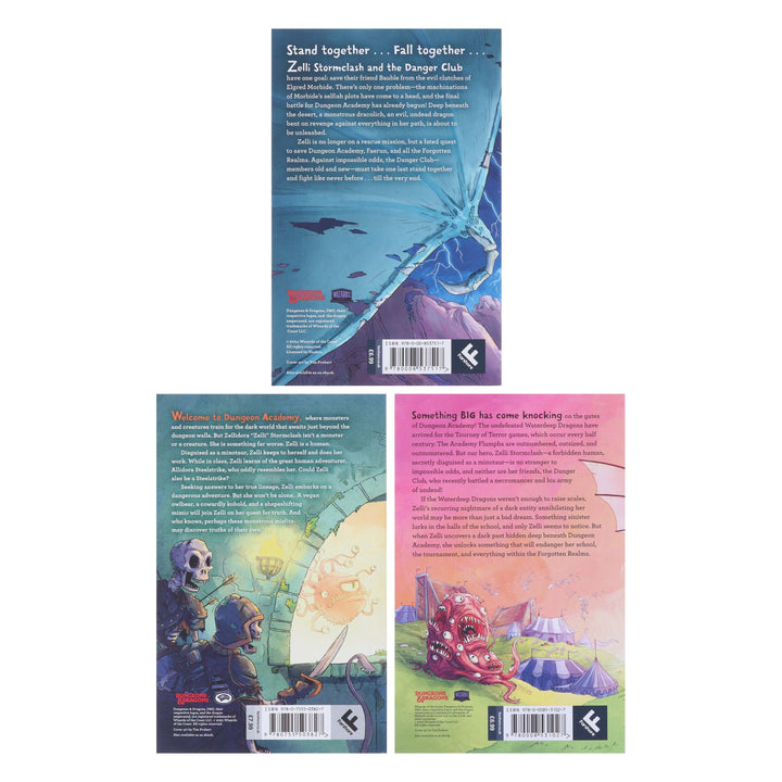 Dungeons & Dragons: Dungeon Academy Series by Madeleine Roux 3 Books Collection Set - Ages 7-11 - Paperback