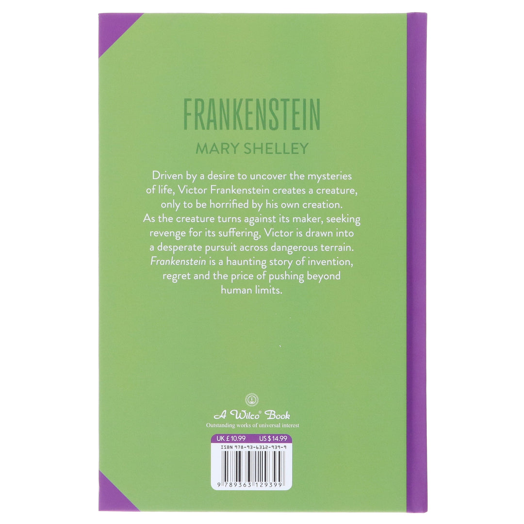 Frankenstein by Mary Shelley - Fiction - Sprayed Edges Hardback
