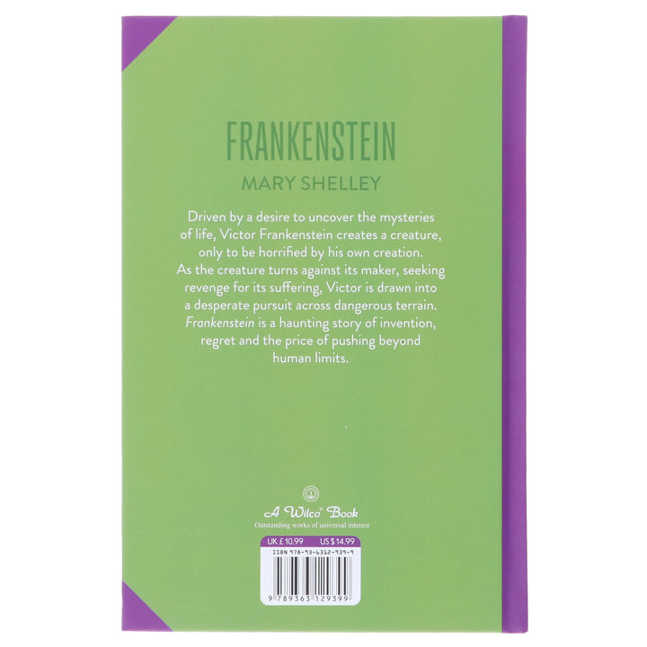 Frankenstein by Mary Shelley - Fiction - Sprayed Edges Hardback
